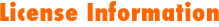 License Information